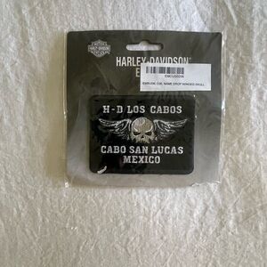 Harley-Davidson Black and White Winged Skull Patch